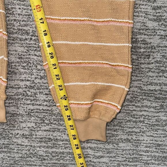 NWT L Space Revolve North Shore Jumpsuit Gold Stripe Strapless Large - Picture 11 of 13